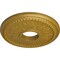 Ekena Millwork Tirana Ceiling Medallion (Fits Canopies up to 4 3/4"), 13 7/8"OD x 3 3/4"ID x 1 1/4"P, Pharaohs Gold CM13TIPGS - alternate 2